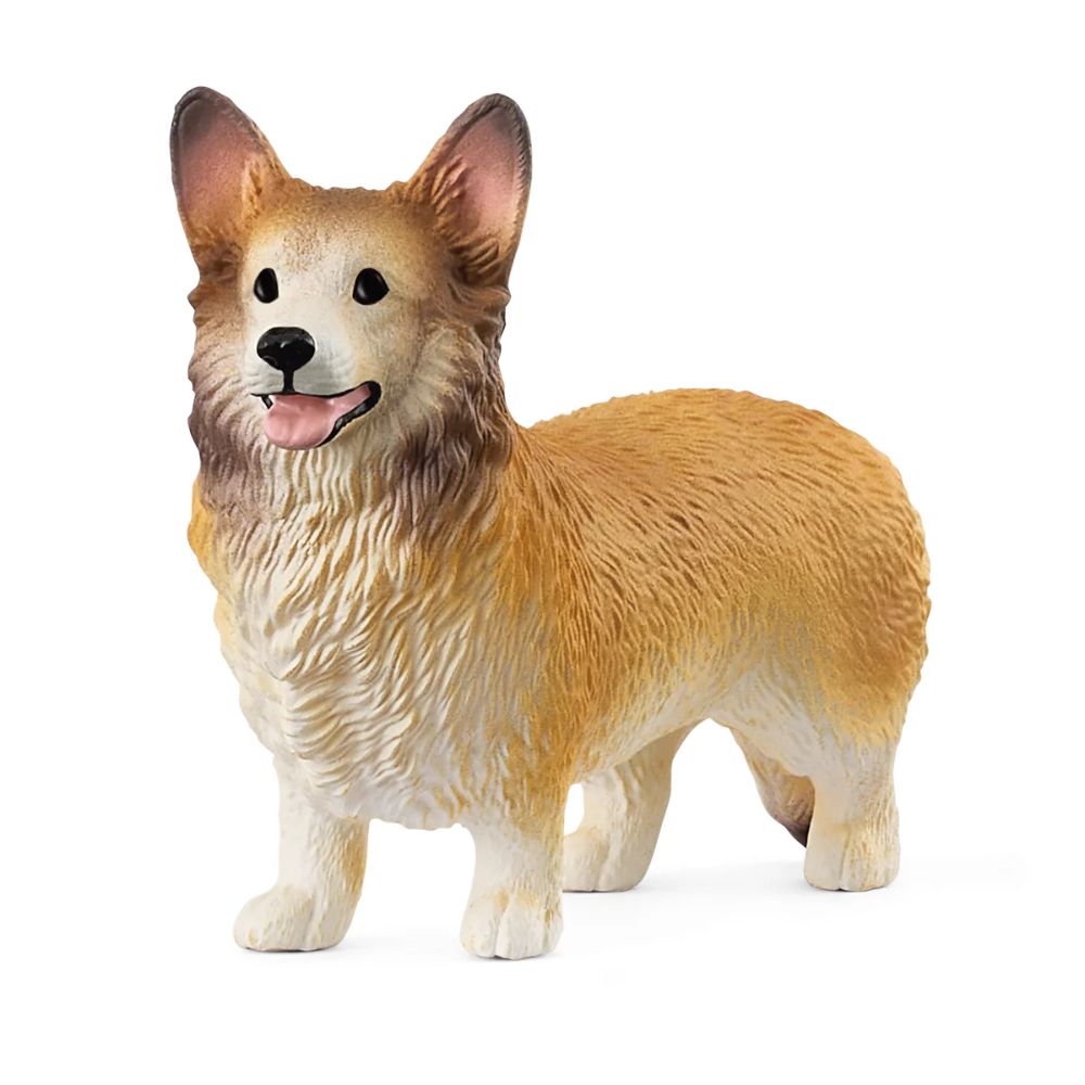 Schleich Adorable Welsh Corgi Toy with Adventurous Spirit