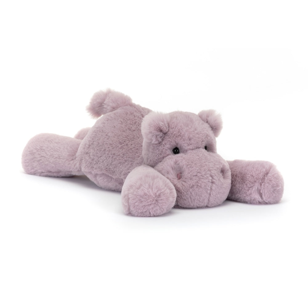 Adorable Lilac-Furred Smudge Hippo Plush Toy
