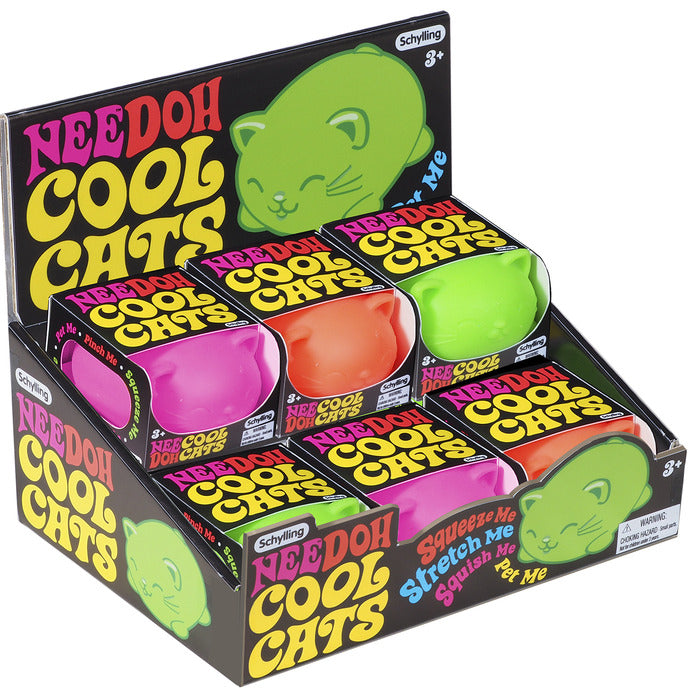 Cool Cats Nee Doh Stress Relief Squishy Balls