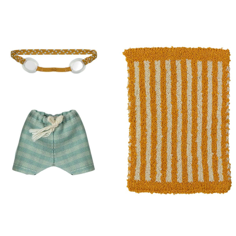 Maileg Big Brother/Sister Mouse Beach Accessory Set