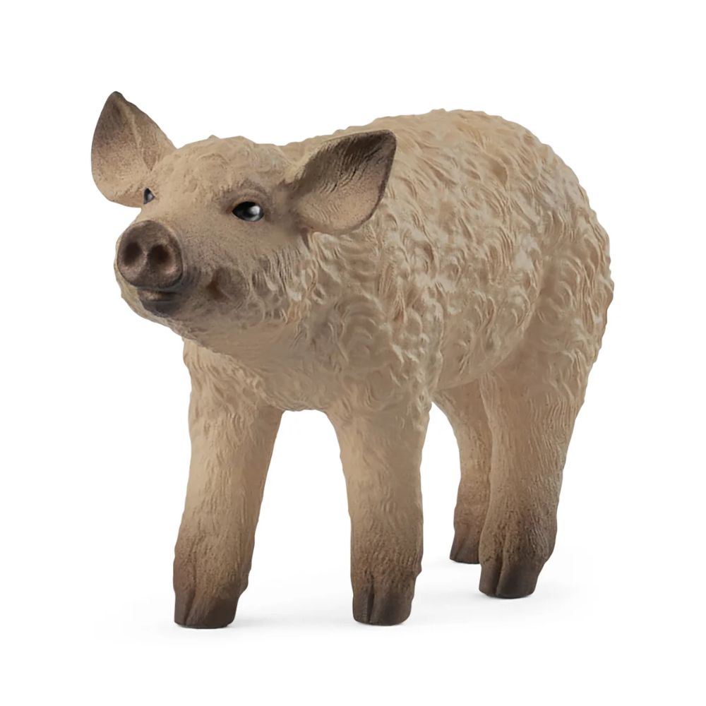 Adorable Schleich Curly - coated Mangalica Piglet Toy