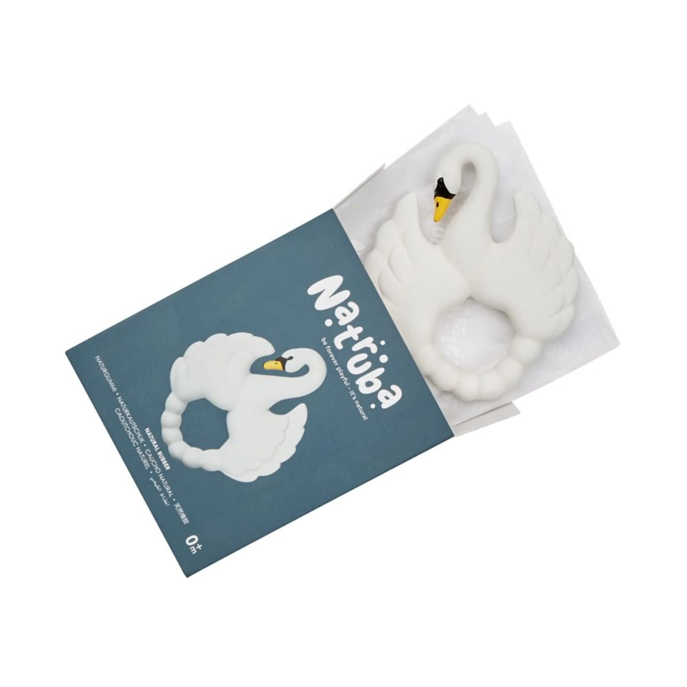 Natruba Swan Baby Teether with Unique Design