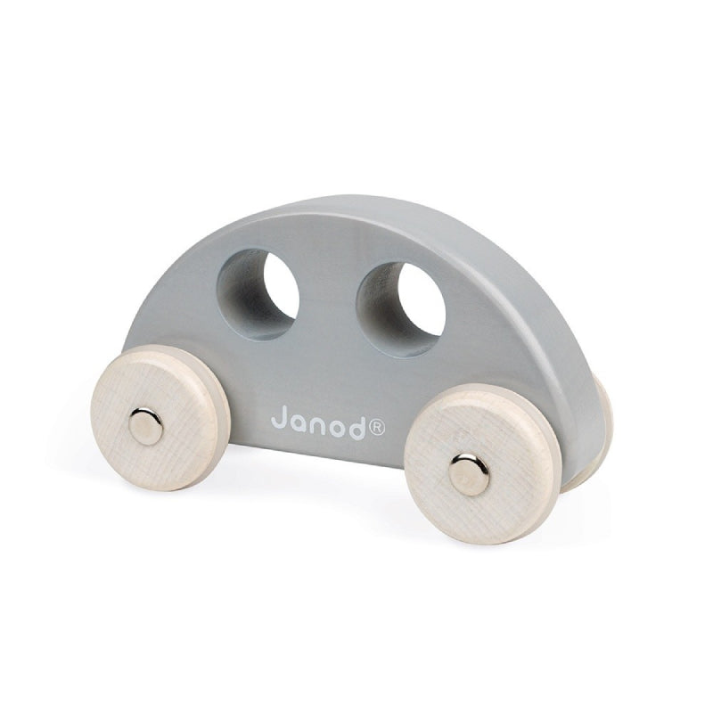 Janod Wooden Small Push Vehicles for Toddlers