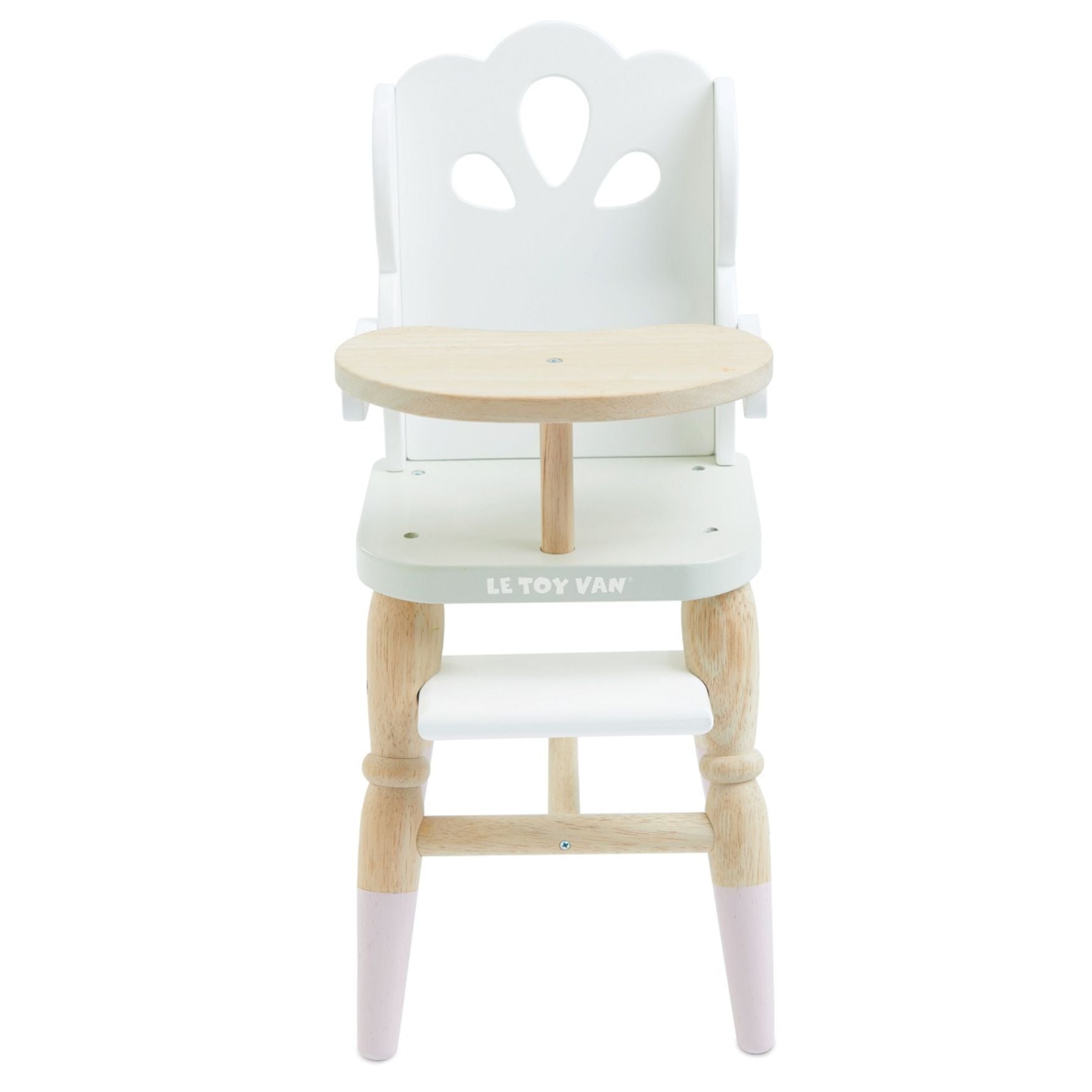 Le Toy Van Vintage Gold-Painted Solid Rubberwood Doll High Chair