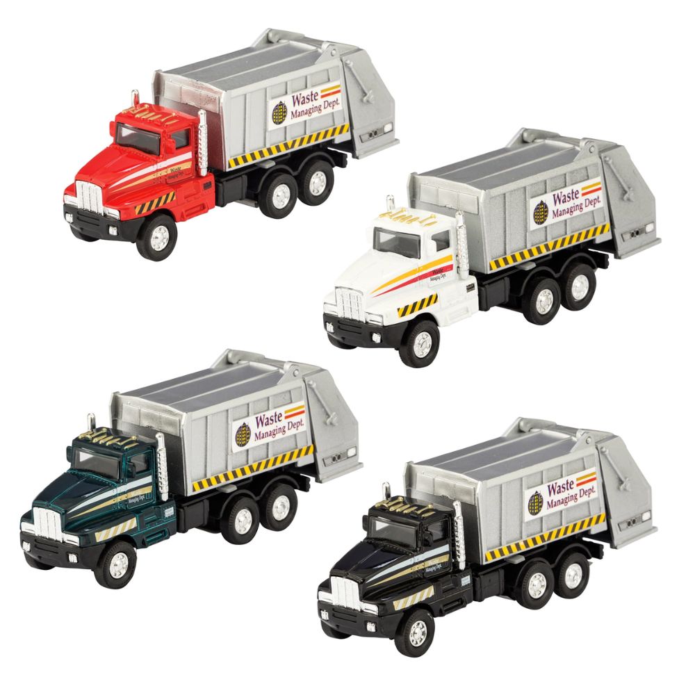 Schylling 1:43 Scale Die Cast Pull - Back Sanitation Truck