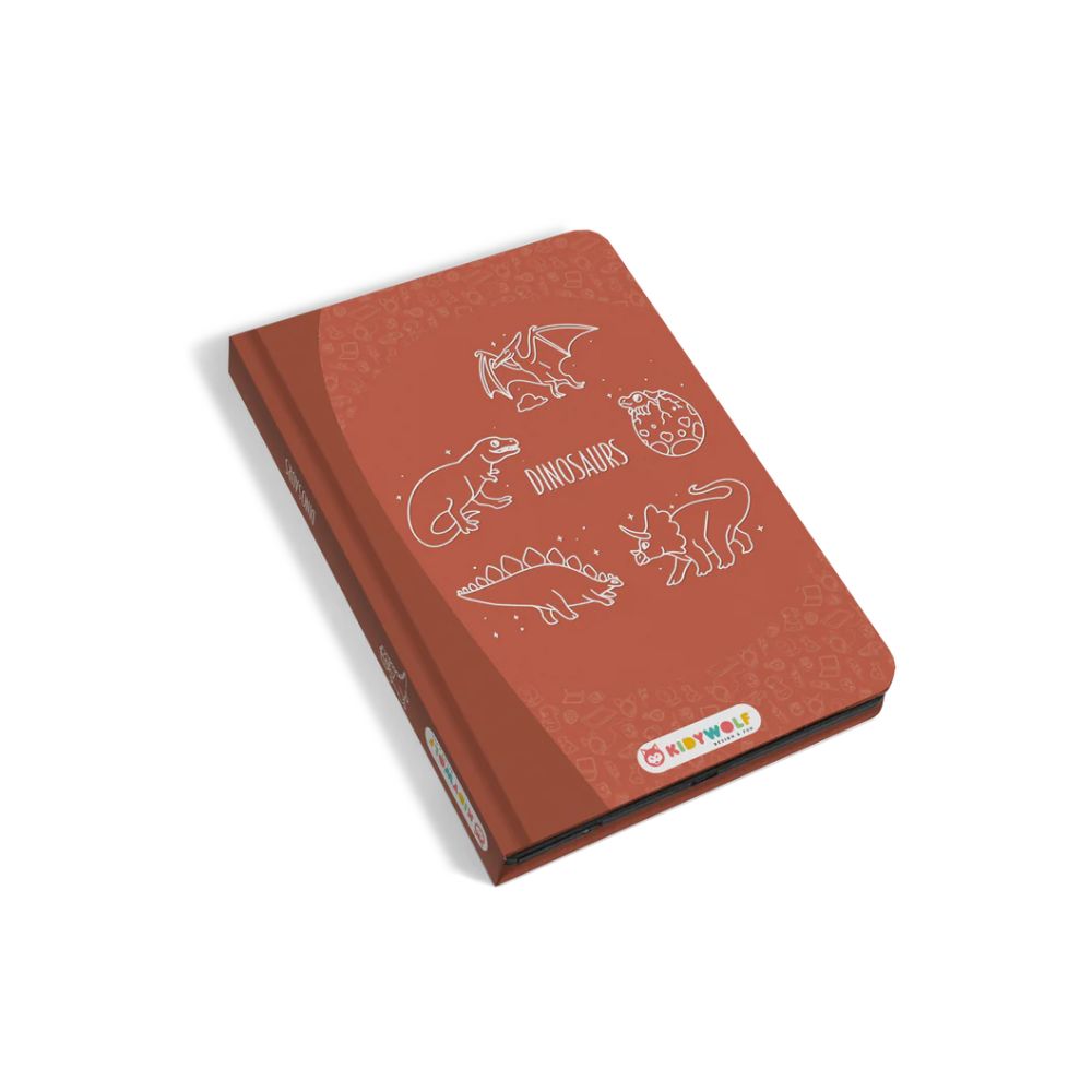 Kidydraw Mini LCD Drawing Pad with 30 Transferable Dinosaur Illustrations