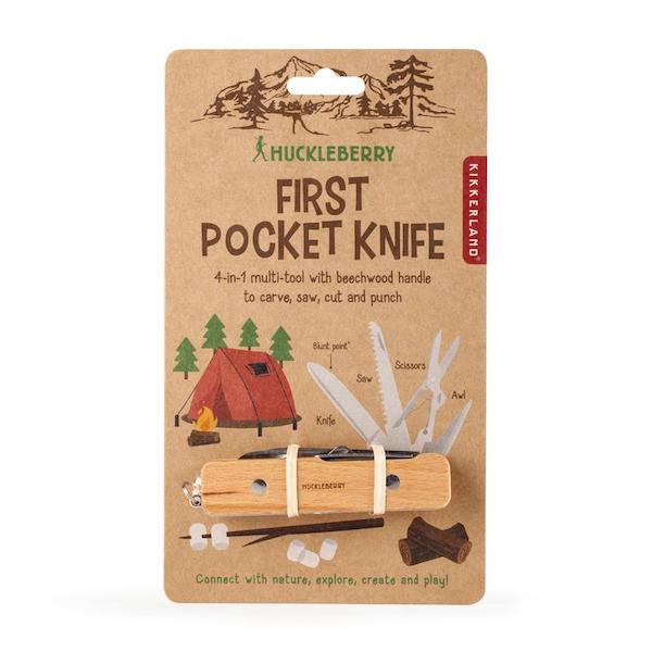 Huckleberry Compact First Pocket Knife for Outdoor Adventures