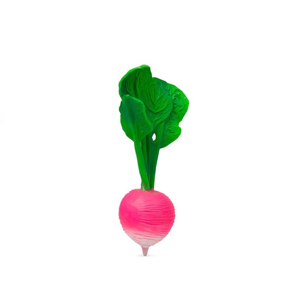 Oli and Carol Chewable Natural Rubber Baby Toy - Ramona the Radish