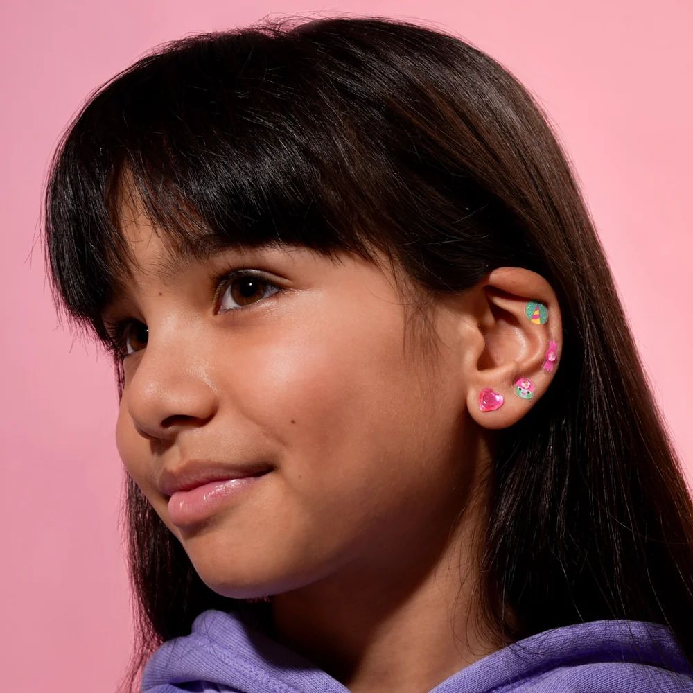 Adorable Omy Lily-themed Self - adhesive Earrings for All Seasons