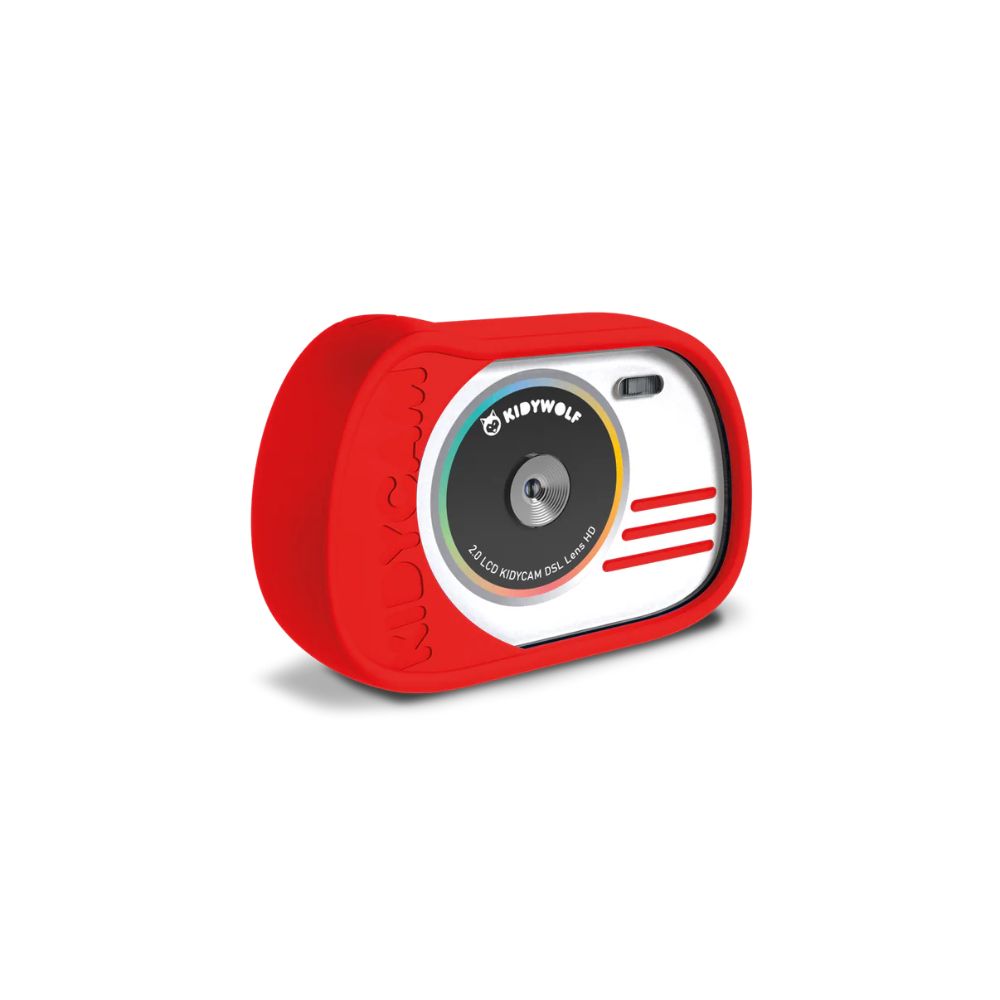 Red Kidywolf Waterproof and Shockproof Digital Camera for Kids