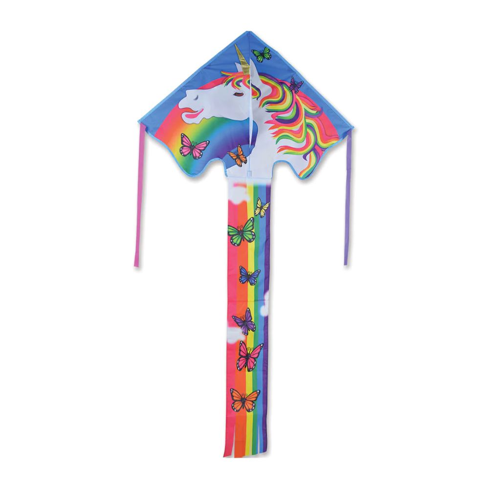 Premier Large-Sized Effortless Flying Kite Featuring a Magical Unicorn Design