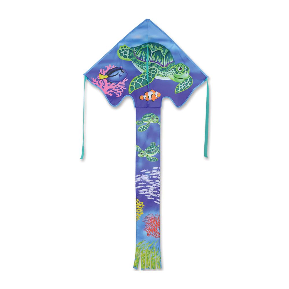 Premier Large Sea Turtles Easy - Flying Kite for Zero - Frustration Fun