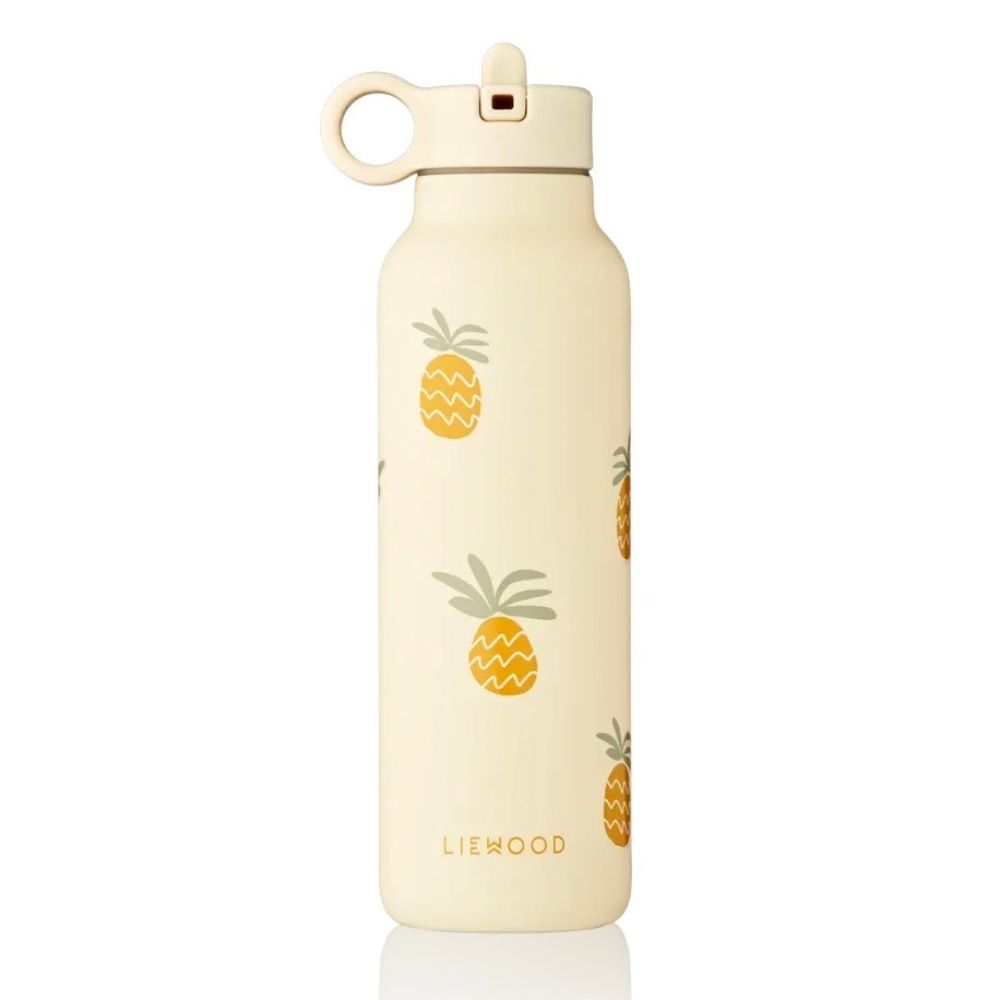Liewood Falk 500 ml Pineapple-themed Thermal Steel Water Bottle
