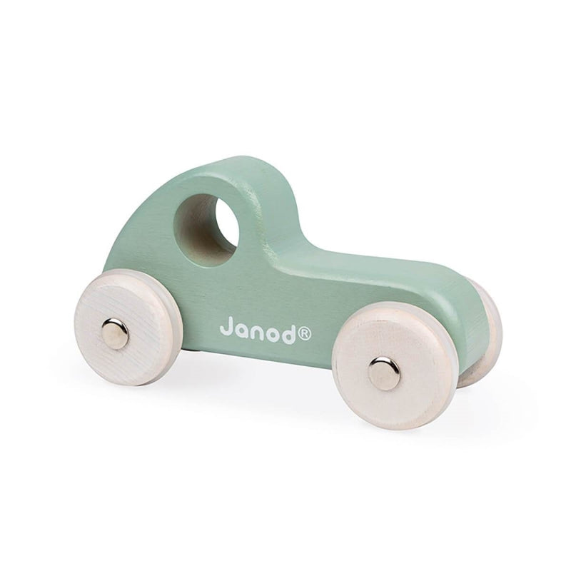 Janod Wooden Small Push Vehicles for Toddlers