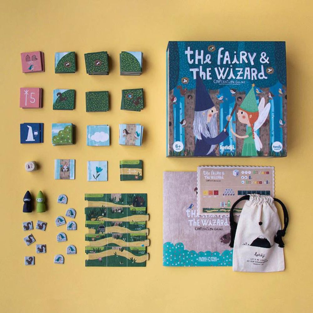 Cooperative Family Game: The Fairy vs. The Wizard - Build a Forest for Animals