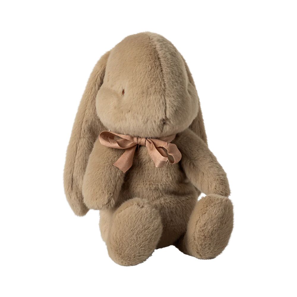 Maileg Medium-Sized Dusty Brown Plush Bunny Toy