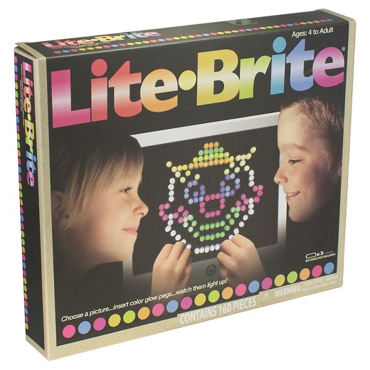 Lite Brite Classic Light Art Toy with Removable Storage and Reusable Templates