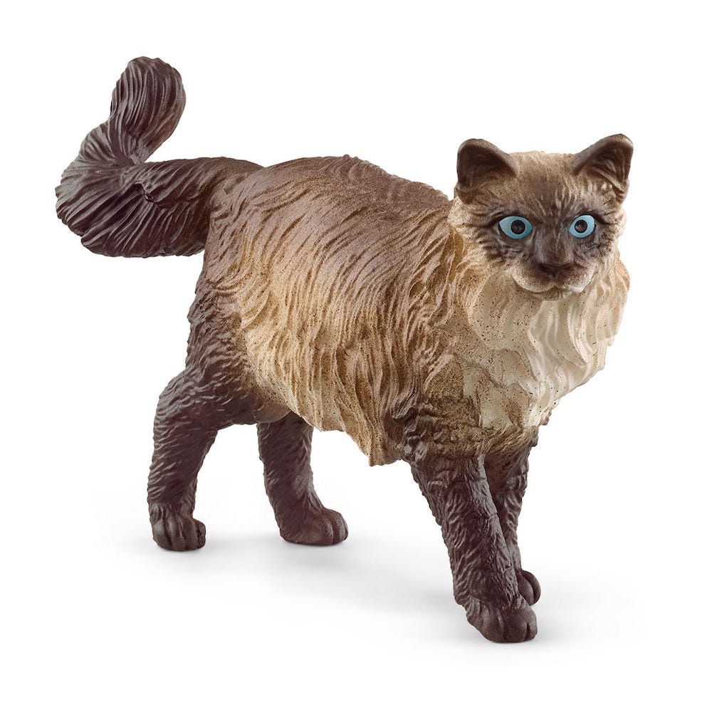 Schleich Collectible Ragdoll Cat Figurine