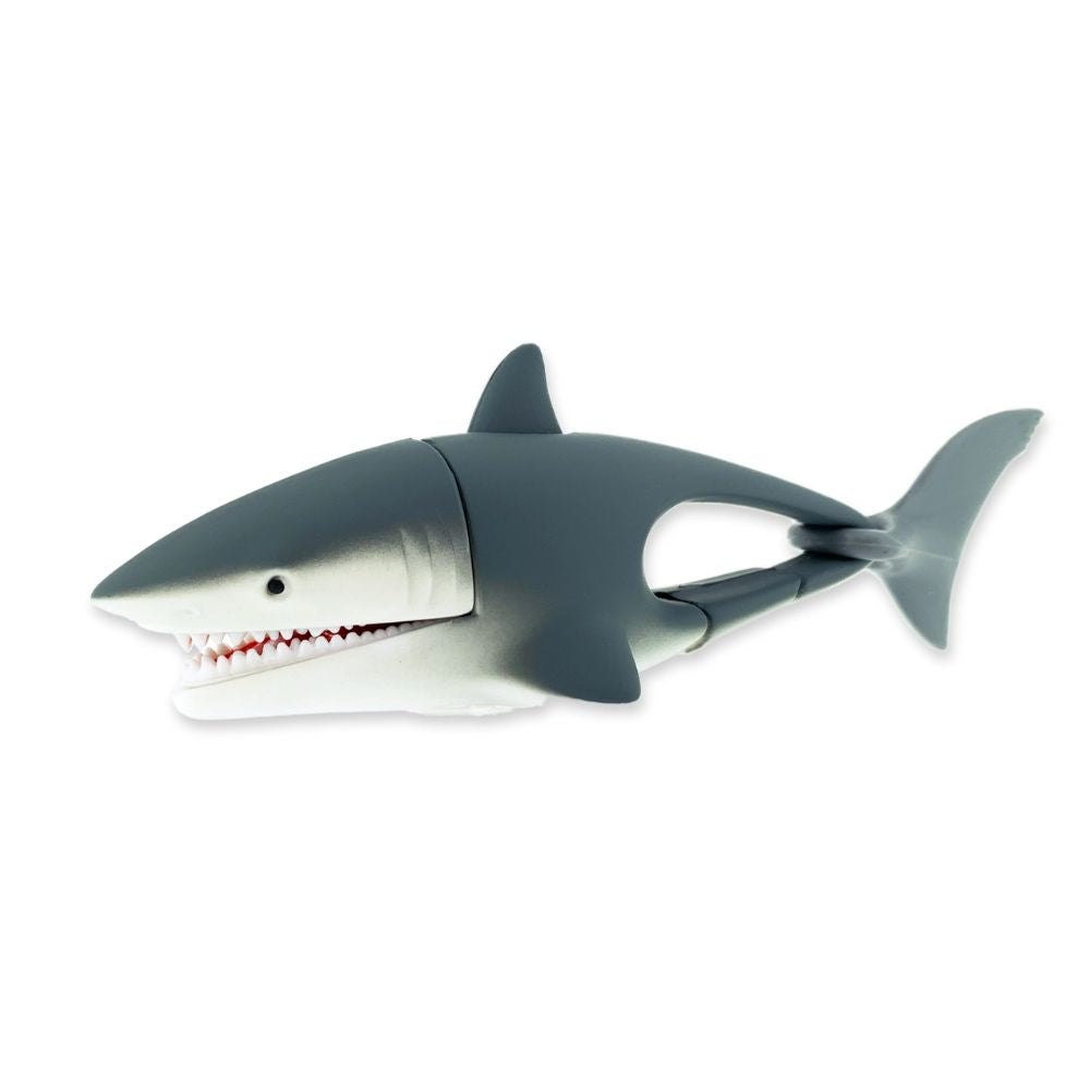 LifeLight Animal-Shaped Carabiner Flashlight - Shark Design, Ideal for Kids and Medical Professionals