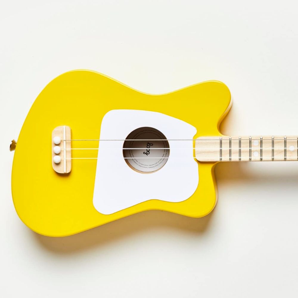Yellow Loog Mini Acoustic Guitar Ideal for 3+ Kids